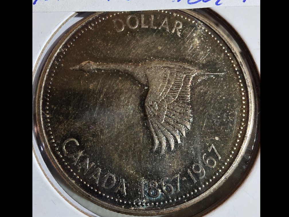 1867-1967 Commerative Canadian Silver Dollar