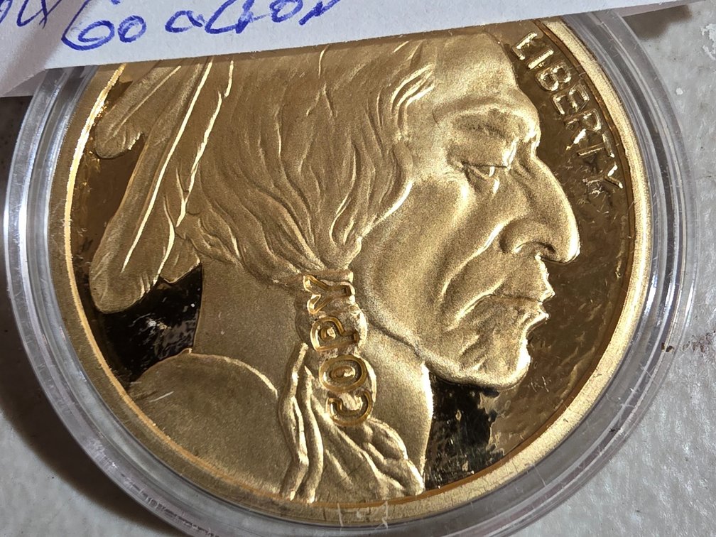 2016 Gold Plated Indian $50 Commemorative Coin
