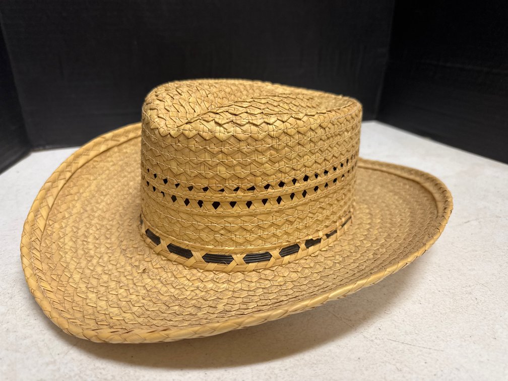 Woven Straw Cowboy Hat