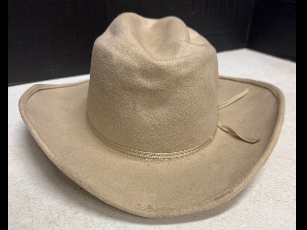 Tan Velvet Cowboy Hat