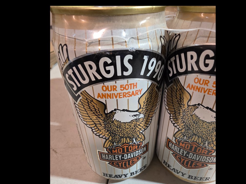 Sturgis 1990 Harley  Davidson Heavy Beer 50th Anniversary