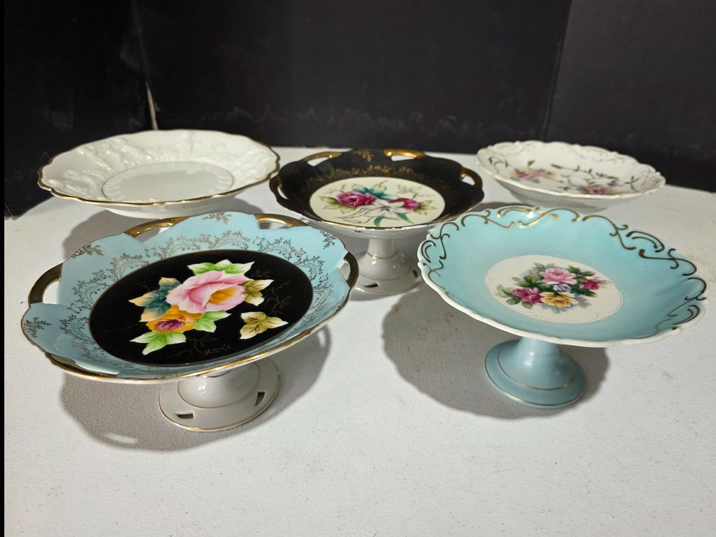 Decorative Pedestal Compote Dishes