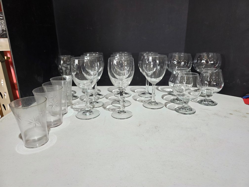 Wine and Water Glasses