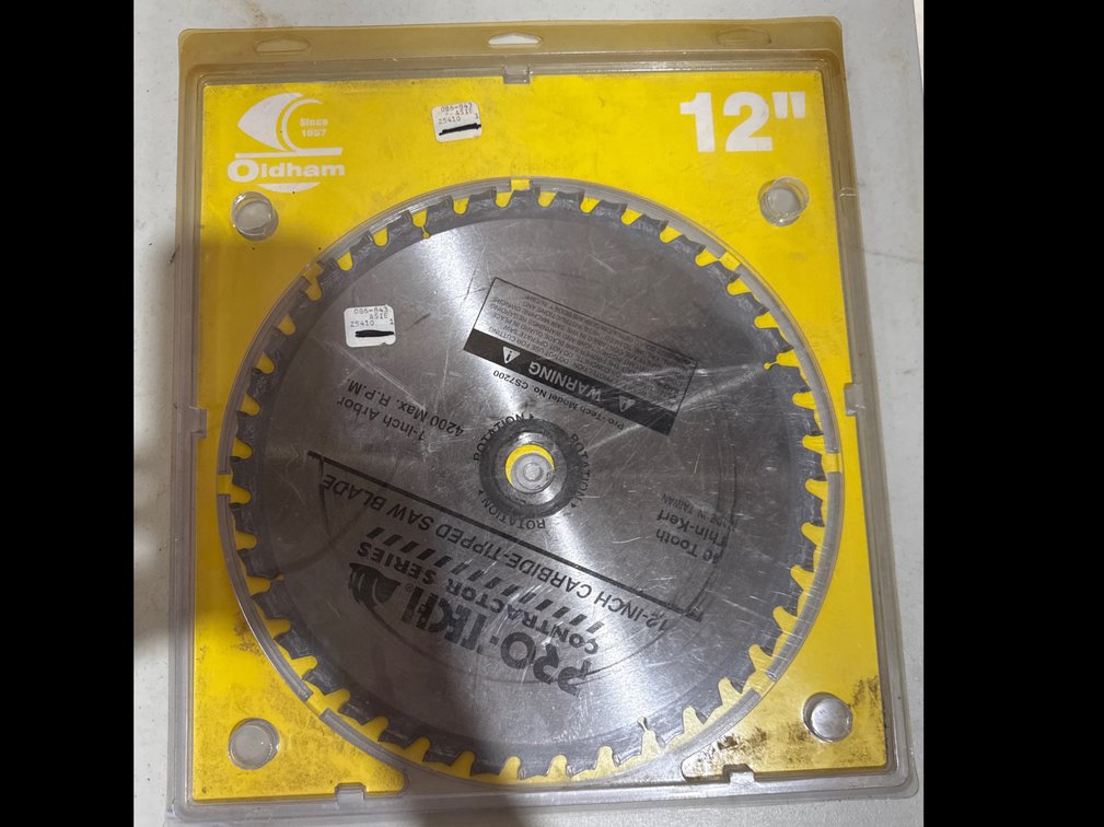 12” PRO-Tech Carbide Tipped Saw Blade