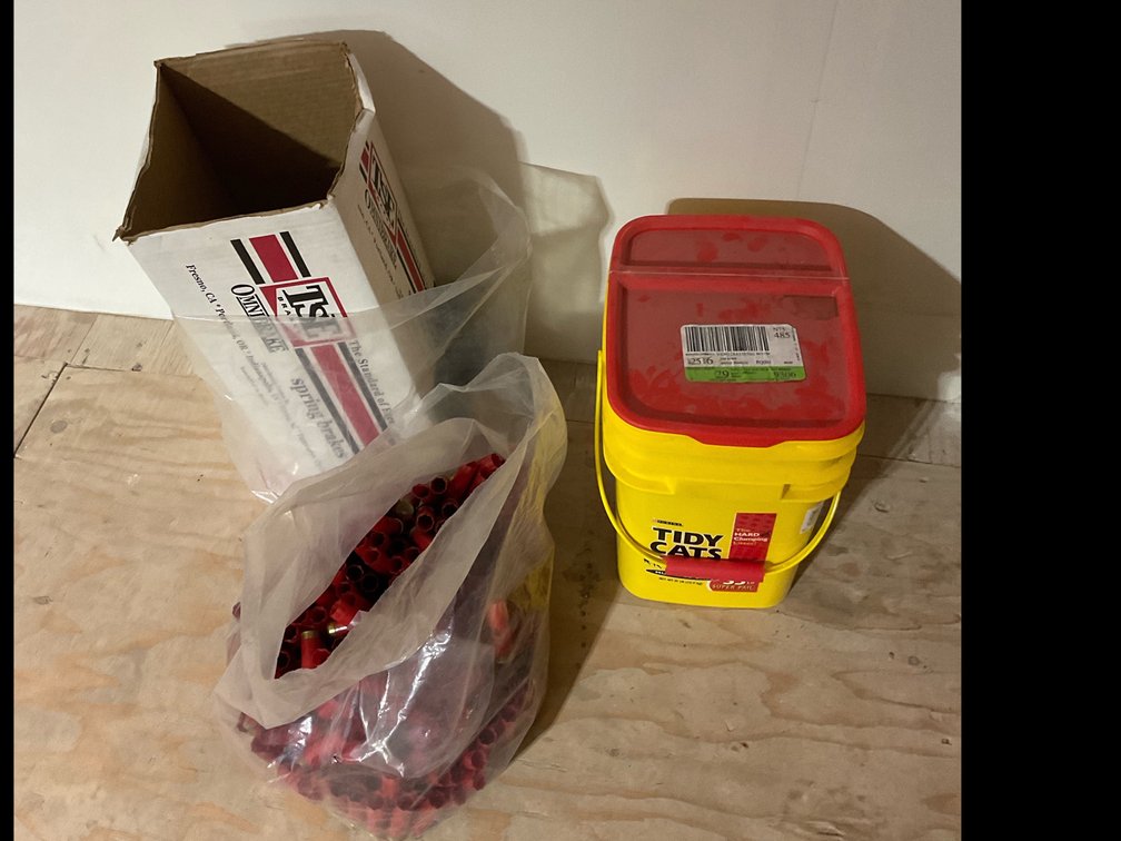 12 Gauge 2-3/4” Shotgun Shell Hulls