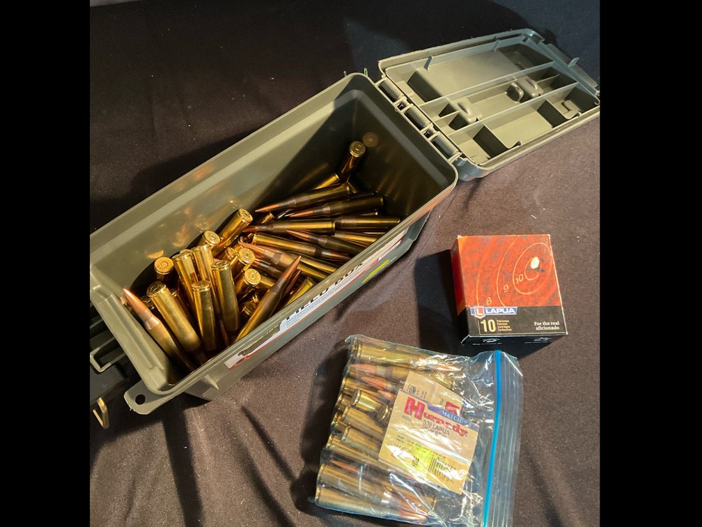 Plano Field Box W/108 Rounds Factory 338 LAPUA Ammo