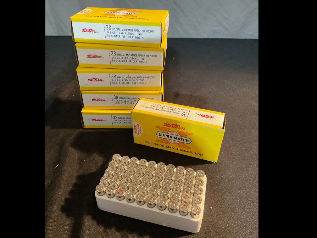Western Super-X Match .38 Special 148gr. Lead Wadcutter Ammo (300)
