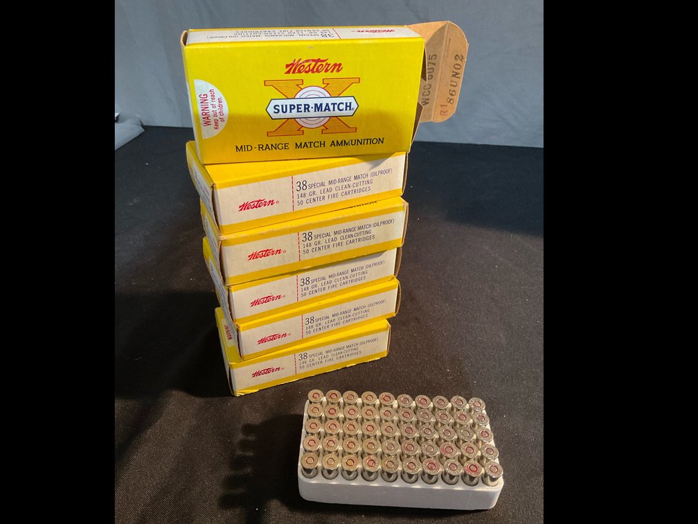 Western Super-X Match .38 Special 148gr. Lead Wadcutter Ammo (300)