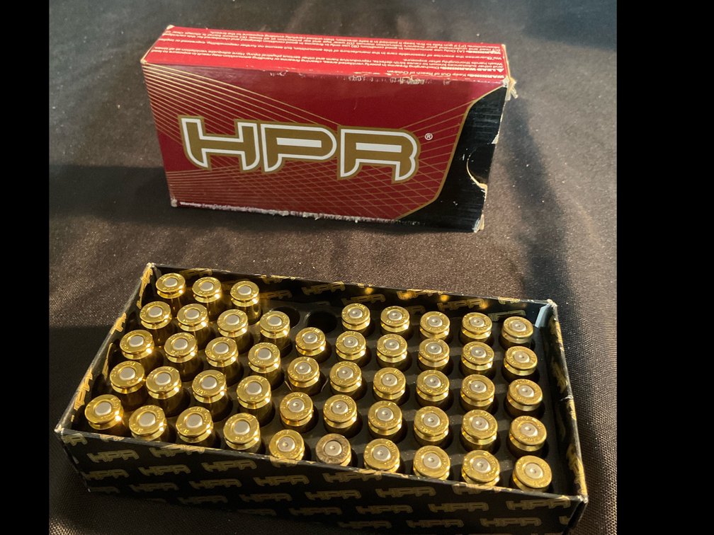 HPR 10mm Auto 180gr JHP Ammo