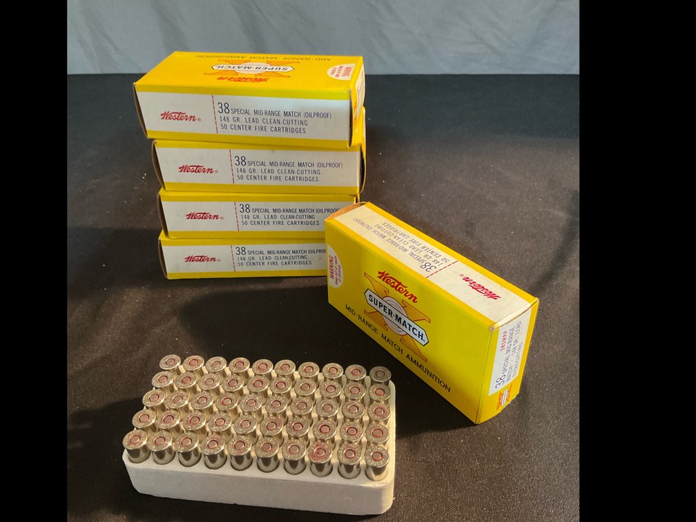 Western Super-X Match .38 Special 148gr. Lead Wadcutter Ammo (250)