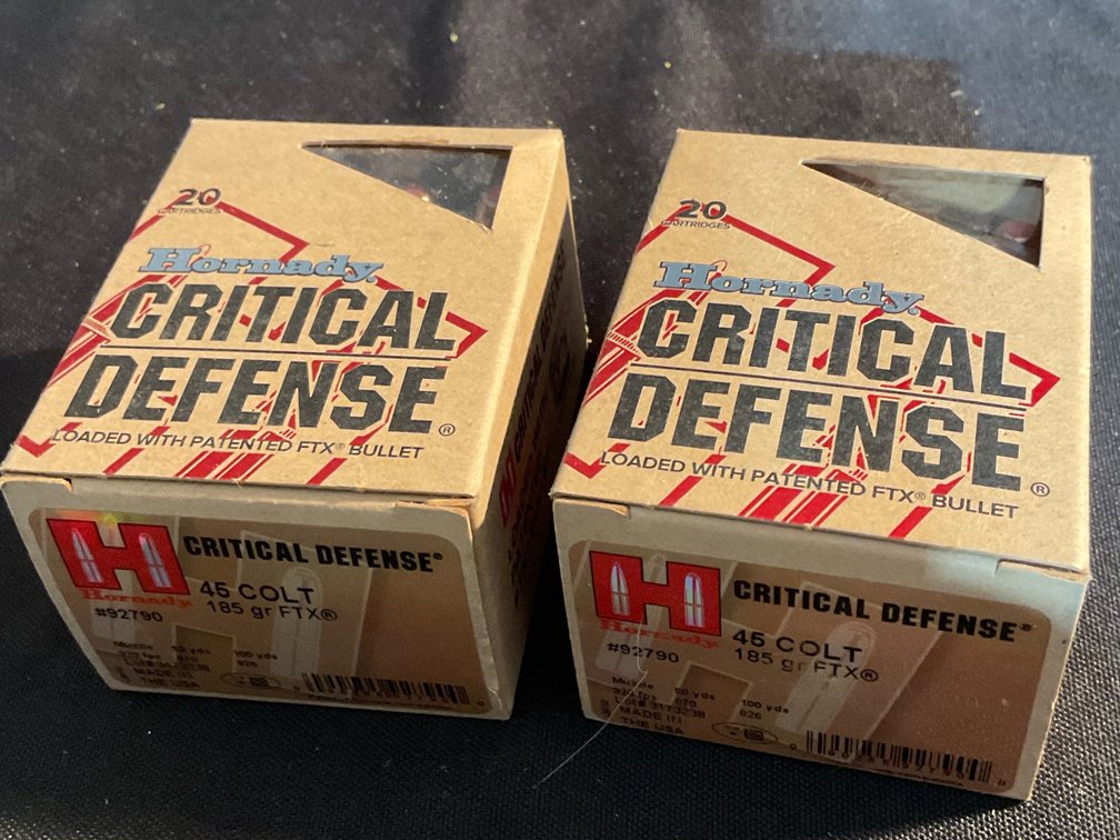 Hornady 45 Colt 185gr FTX Ammo (40)
