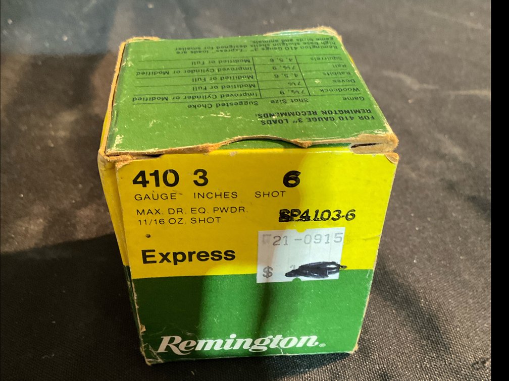 Remington 3” 6 Shot 410 Shells (25)