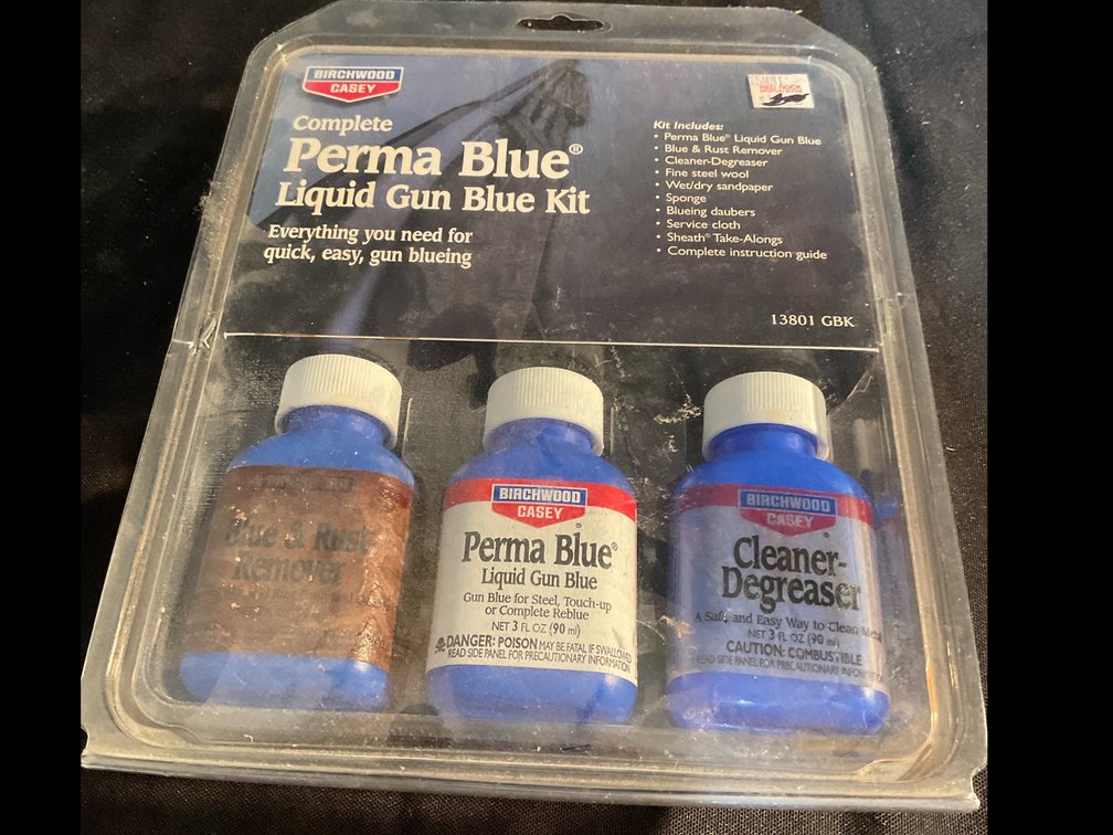 Partial Birchwood Casey Perma Blue Gun Blue Kit