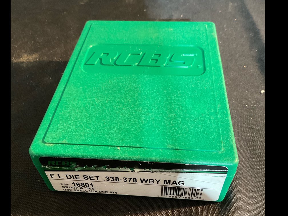 RCBS 338-378 WBY MAG FL Die Set