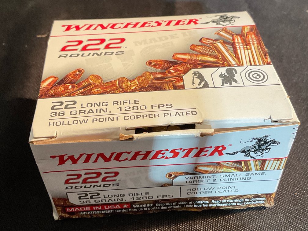 Winchester 22LR HP Ammo (222)