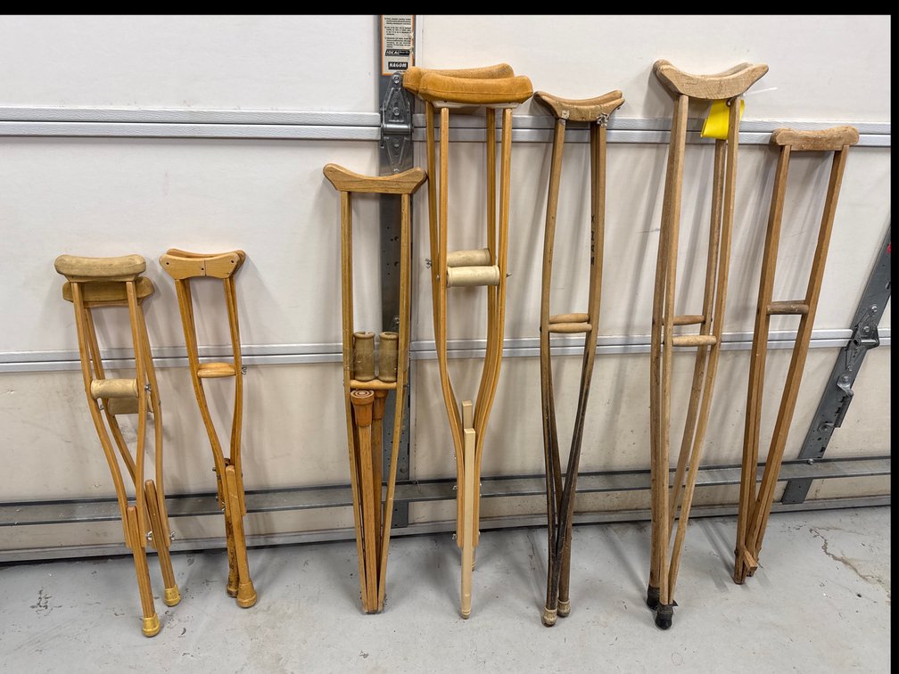 Wooden Crutches