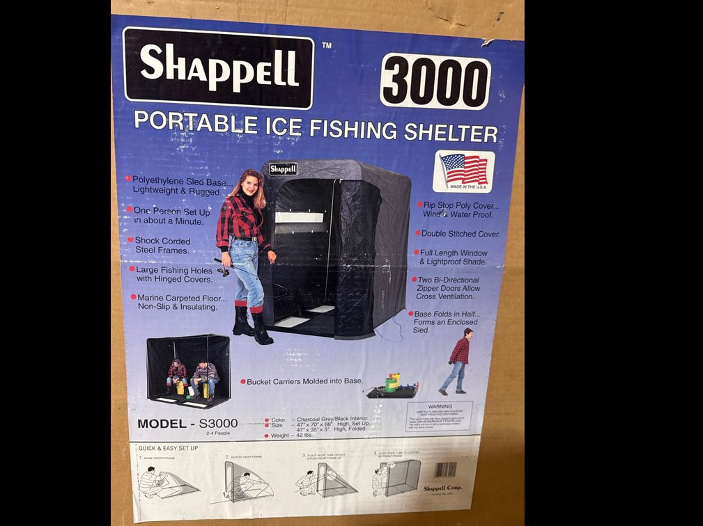 Shappell 3000 Portable Ice Fishing Shelter
