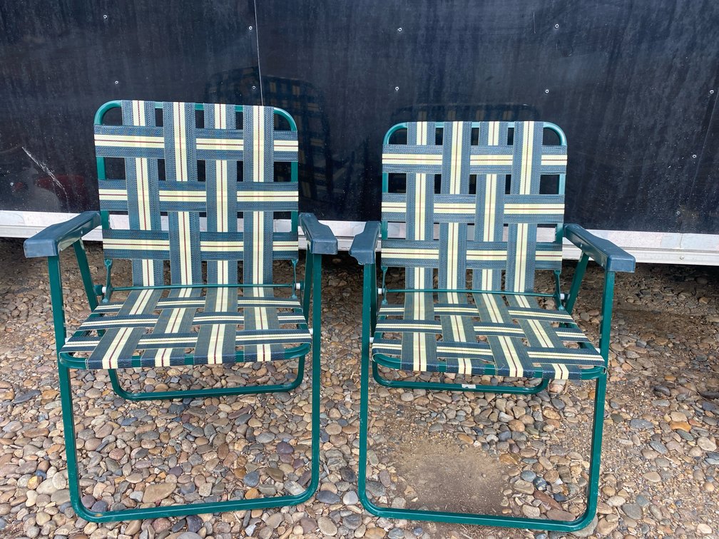 Folding Lawn Chair Lot of 2