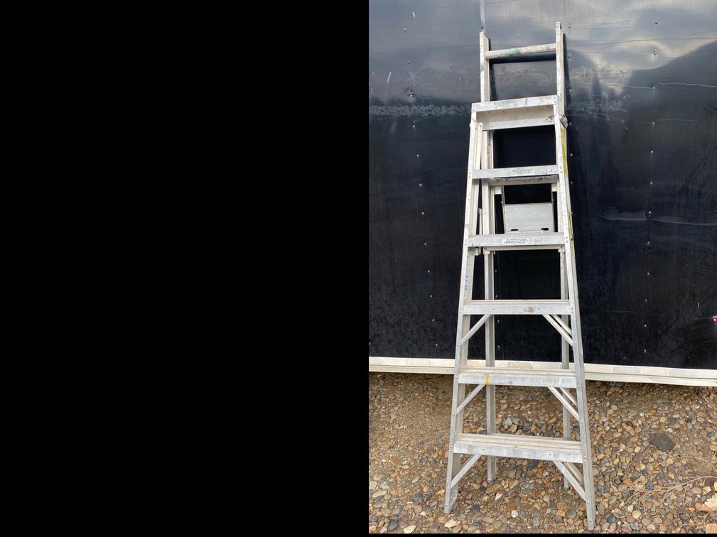 6’ Aluminum Step Ladder with Extension