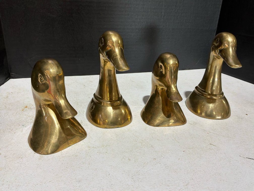 Brass Duck Heads