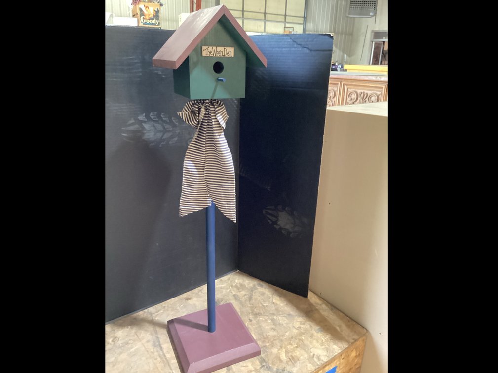 Bird House on Stand