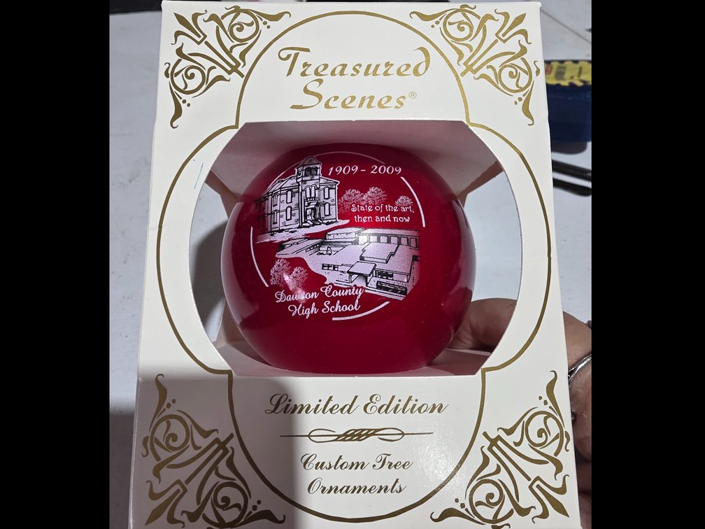 1909-2009 Dawson County High School Christmas Bulb