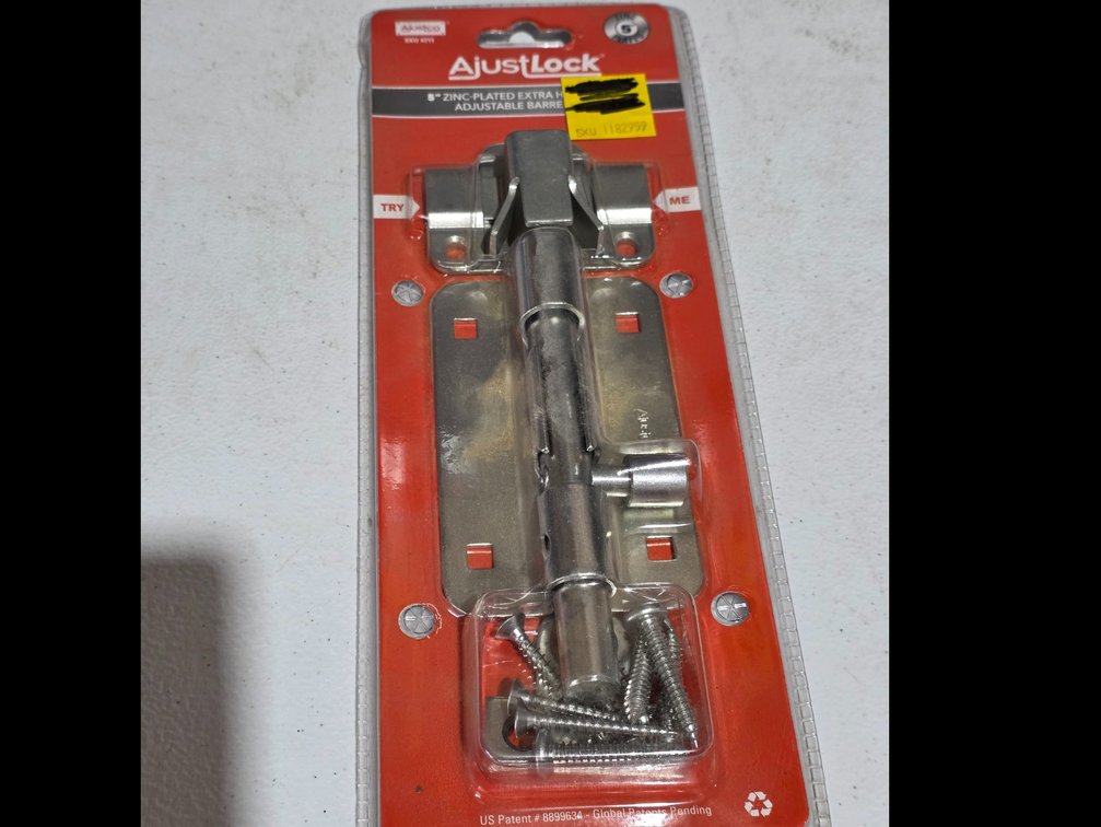5" Heavy Duty Barrel Bolt Lock