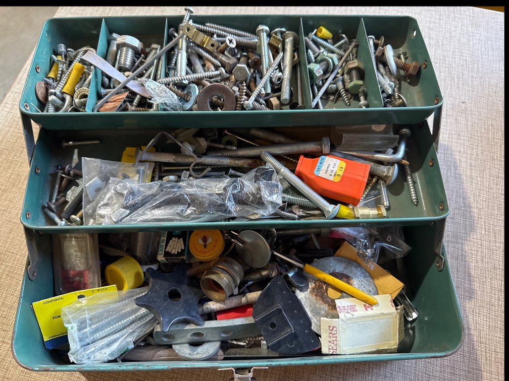 Hardware and Metal Storage Box