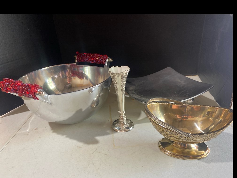 Serving Bowls, Vase & Candy Dish