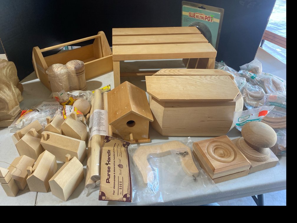 Un-Painted Wood Projects & Paper Column