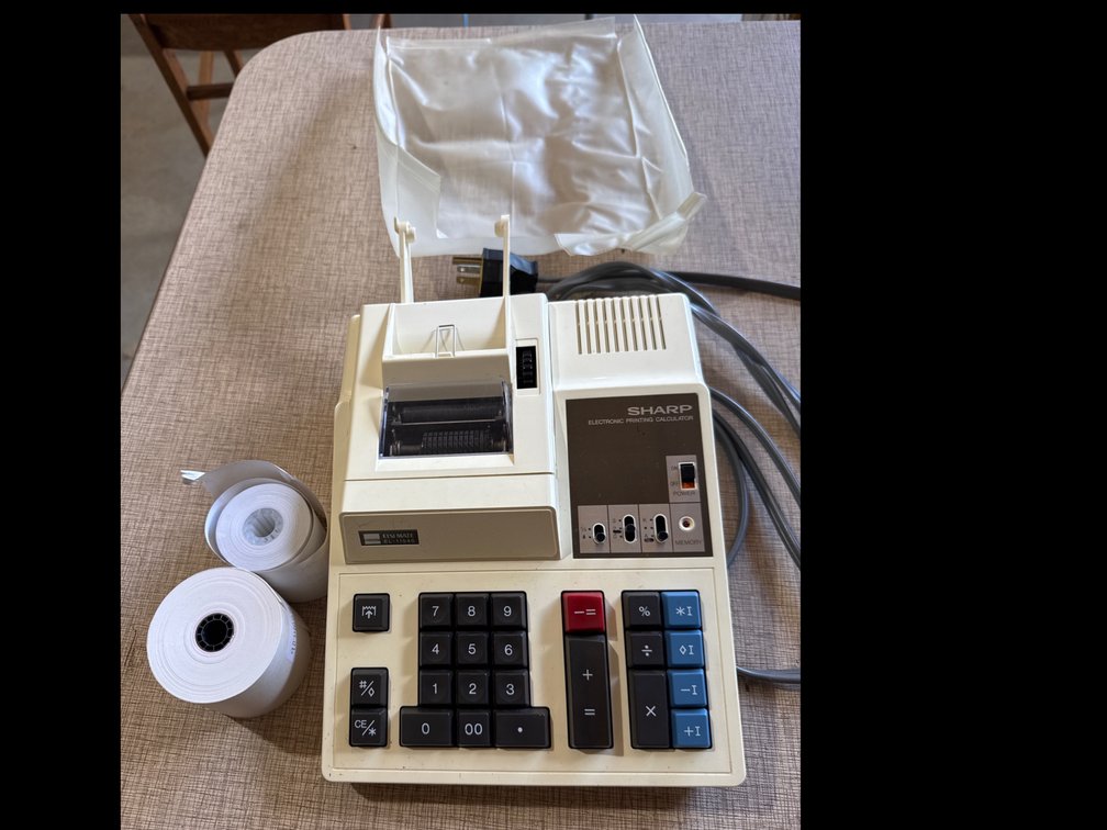 Sharp Electric Adding Machine