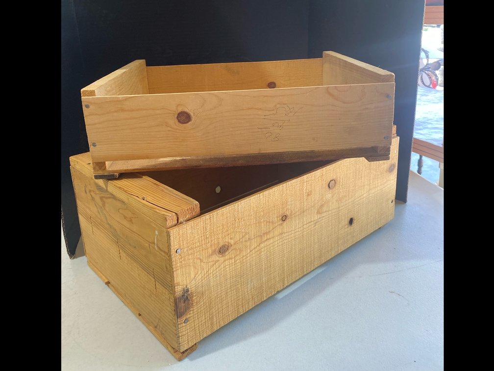 Wooden Crates Lot of 2
