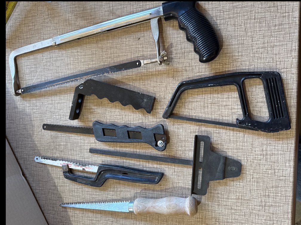 Hack Saws, and Sheet Rock Saw