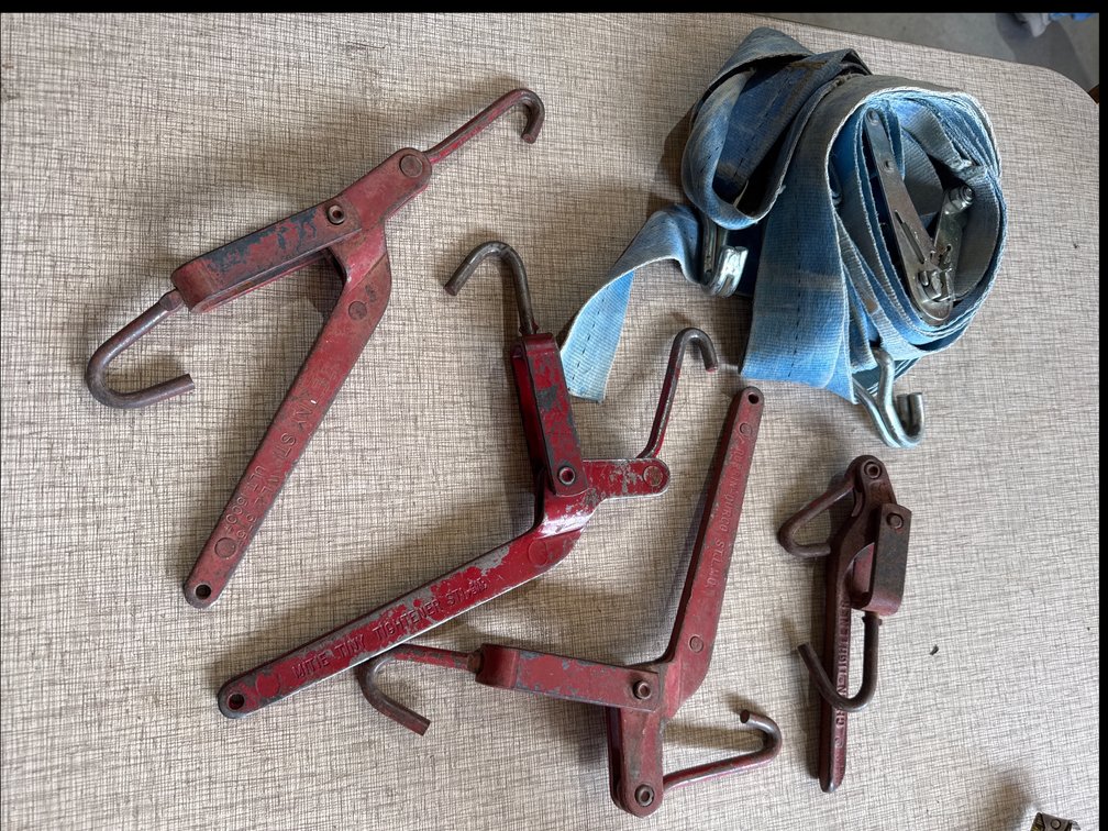 Ratchet Strap and Mitie Tiny Chain Tightner/Load Binders