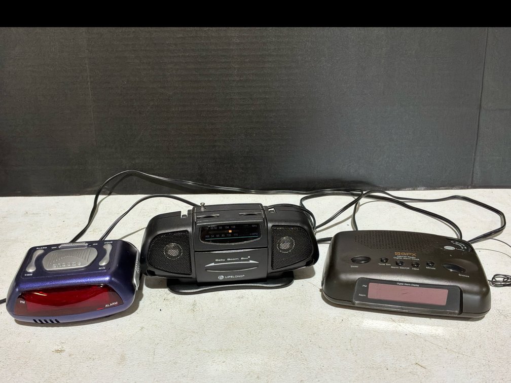Baby Boom Box & Clock Radios