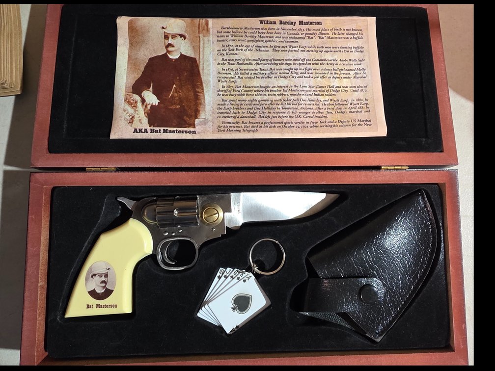 Bat Masterson Knife Set