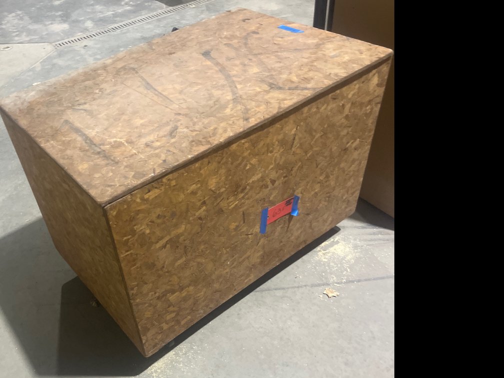 Wooden storage box