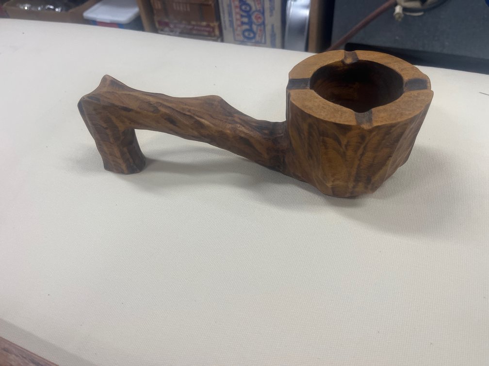 Carved Wooden Ash Tray