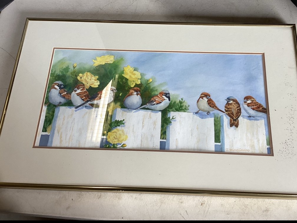 Framed Watercolor Picture