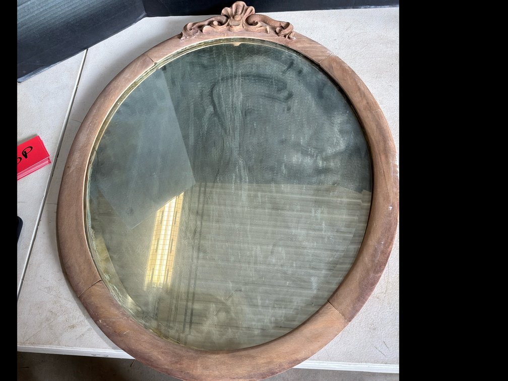 Oval Hanging Mirror