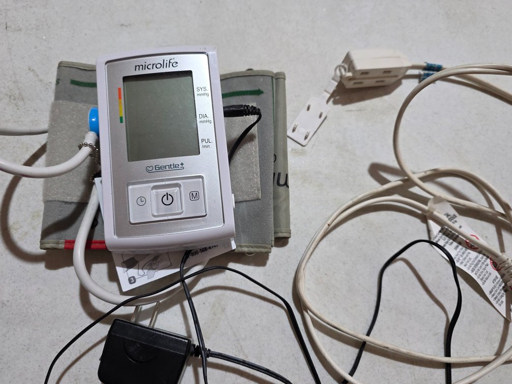 Microlife Blood Pressure Monitor and Cuff and Extension Cord