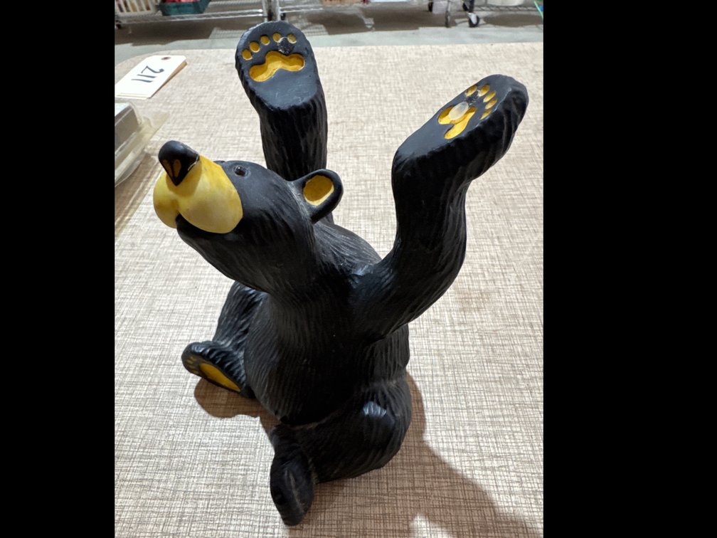 Bear Foots- Black Bear Collection Figurine
