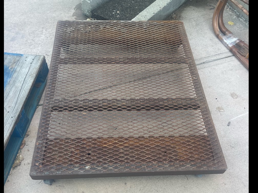 Metal dolly cart