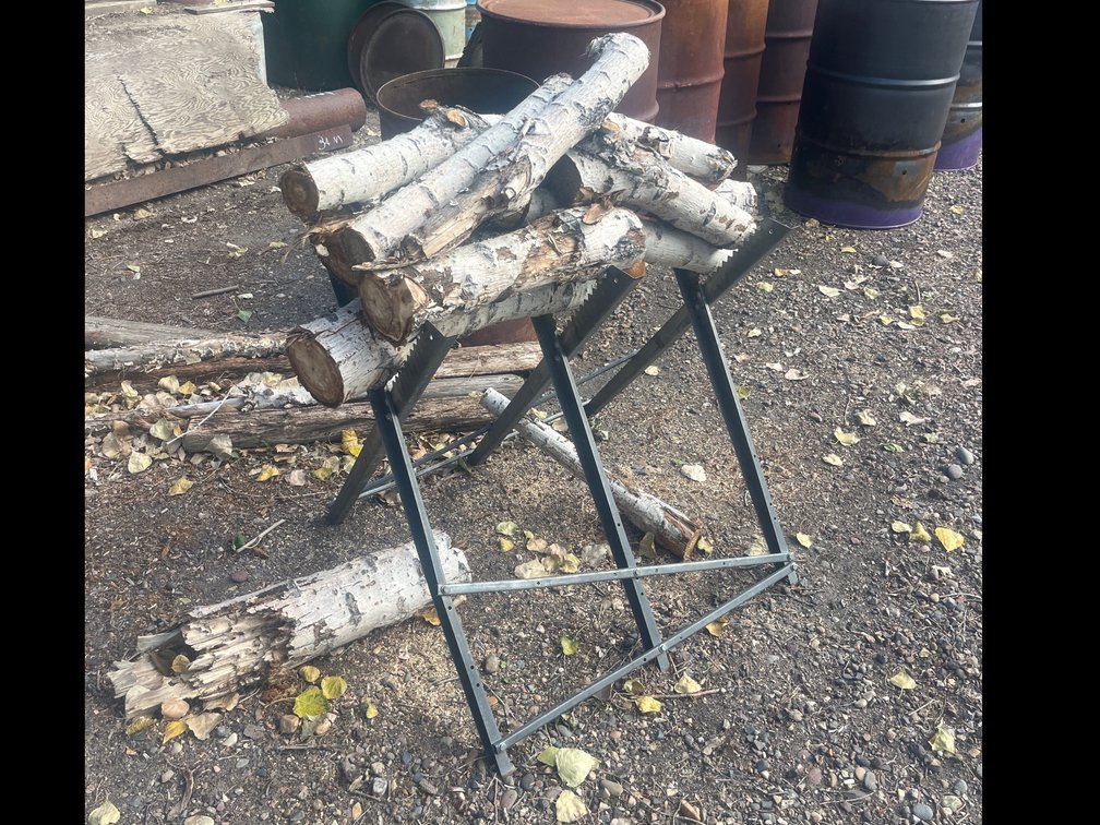 Metal Folding Wood Rack