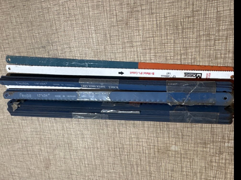 12” Hacksaw Blades