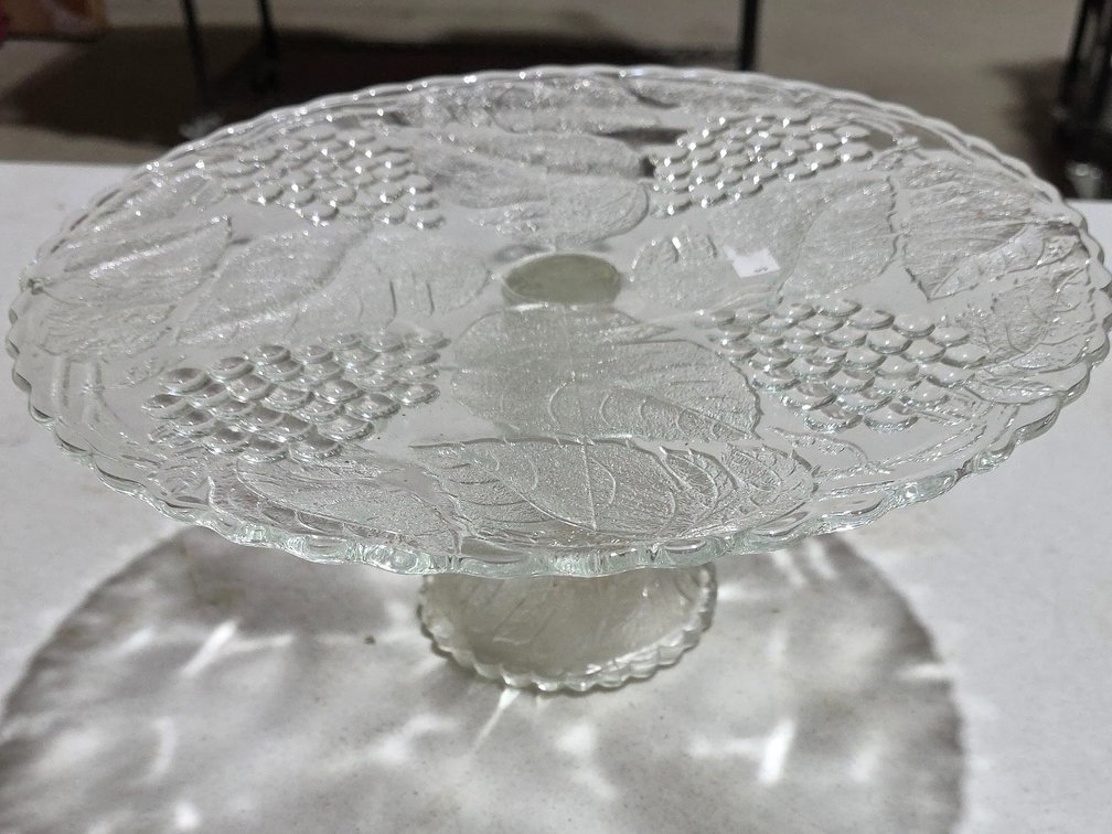 Glass Cake Plate