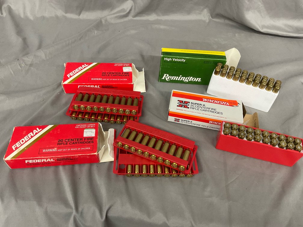 Federal, Remington & Winchester 22-250 REM Brass Casings (79)