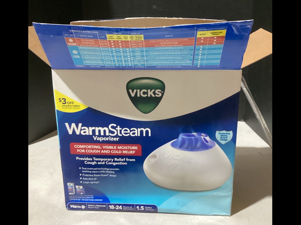 Warmsteam Vaporizer by Vicks