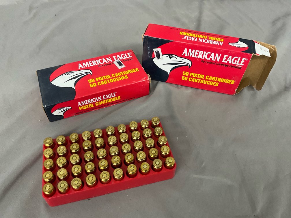 American Eagle 40 S&W 165gr FMJ Ammo (40)