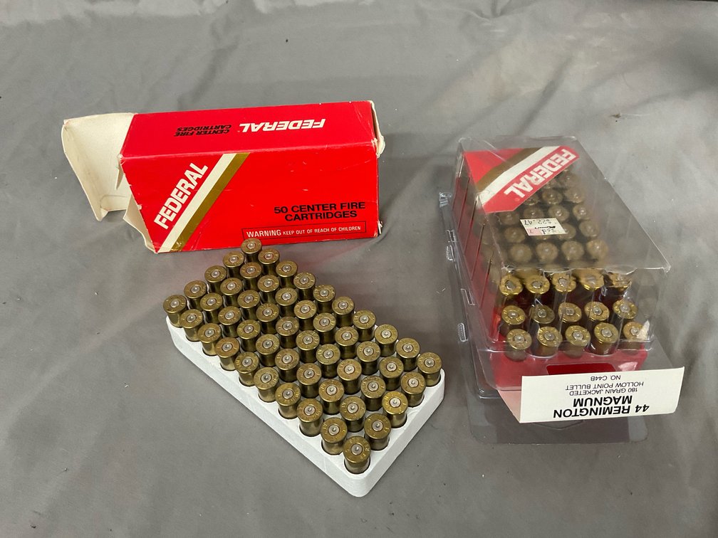 Remington 44 MAG 180gr HP Ammo & Brass Casings